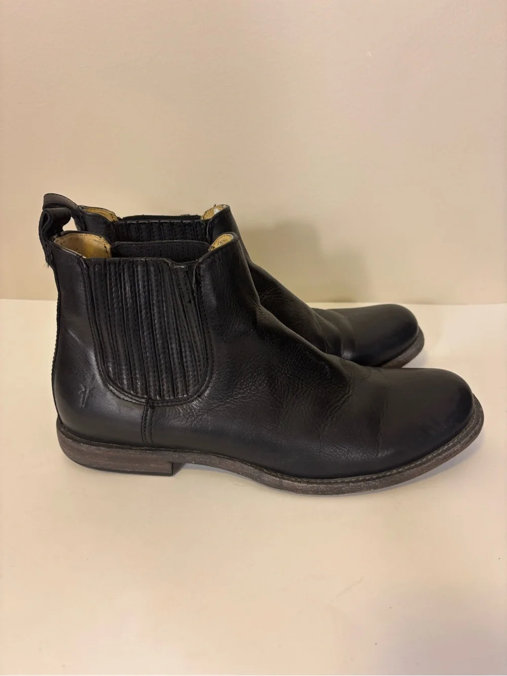 Frye Men's Black Leather Chukka Chelsea Boots 9.5